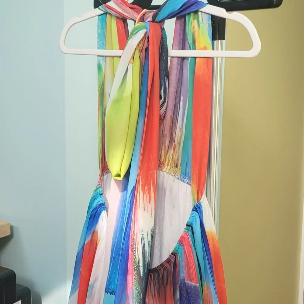 Latiste by Amy Open Back Maxi Dress Size Large - Picture 11 of 15